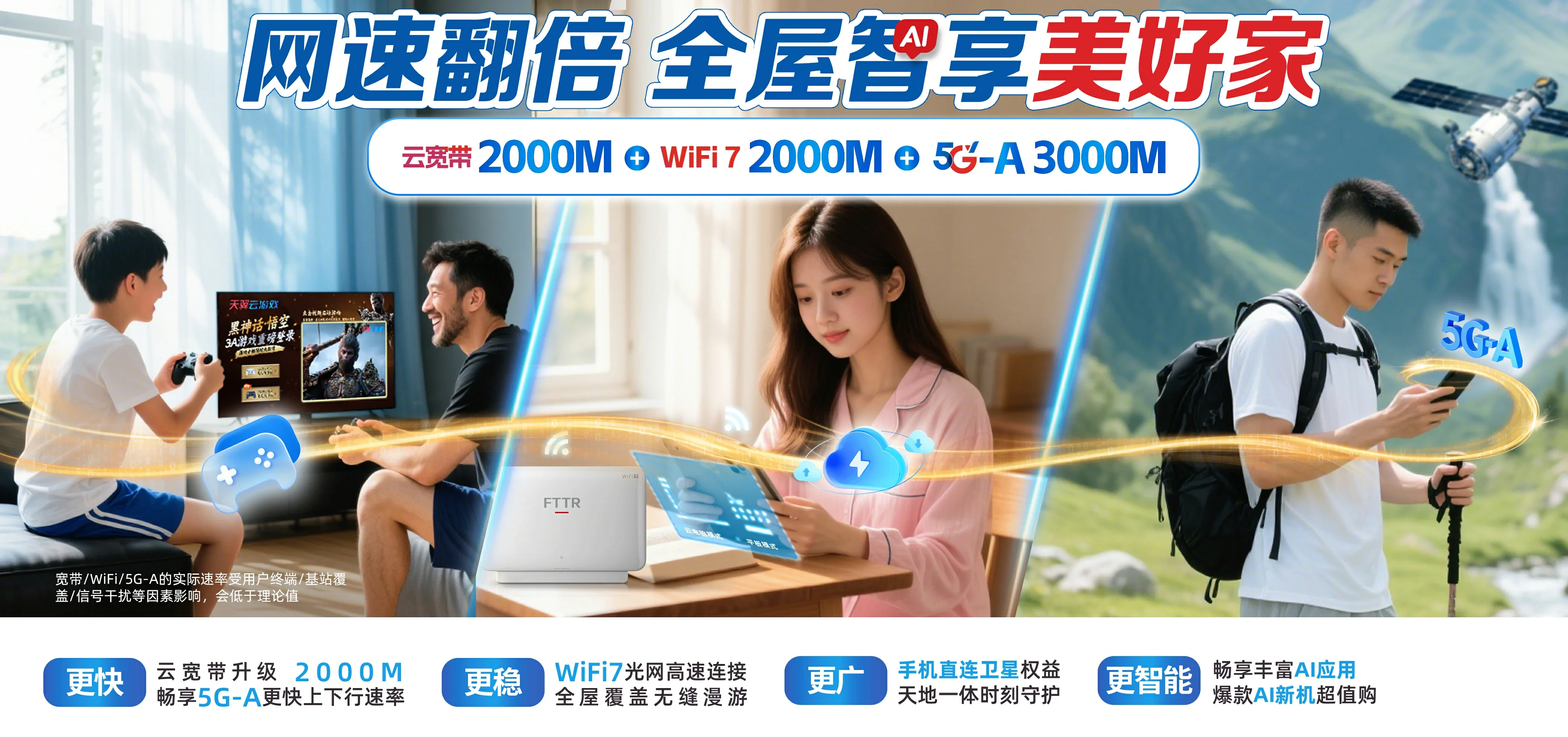 中国电信 张家口经济开发区电信宽带 宽带套餐